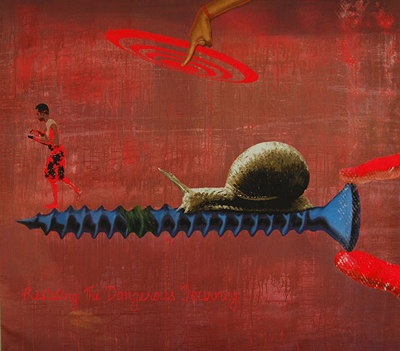 “Edge” - A Man and a Snail on a Screw.